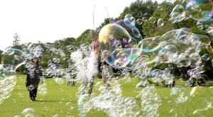 ワイヤーアートｄeシャボン玉！祭り